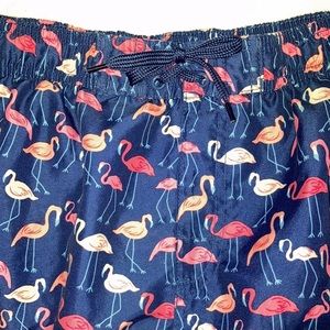 Kanu surf flamingo boys large 14/16 swim trunks